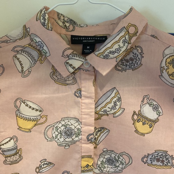 Victoria Beckham for Target teacup button down shirt - Picture 2 of 8